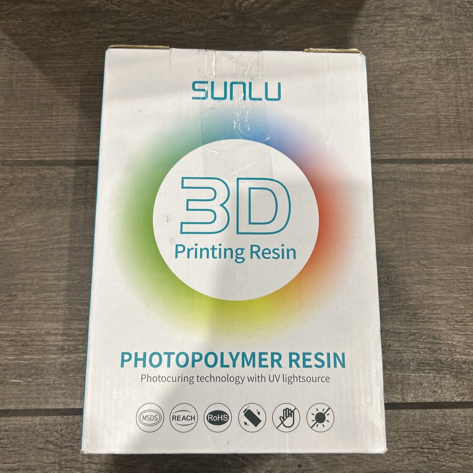 Sunlu 3D LCD Printing Photopolymer Resin in Solid Grey, 2000g