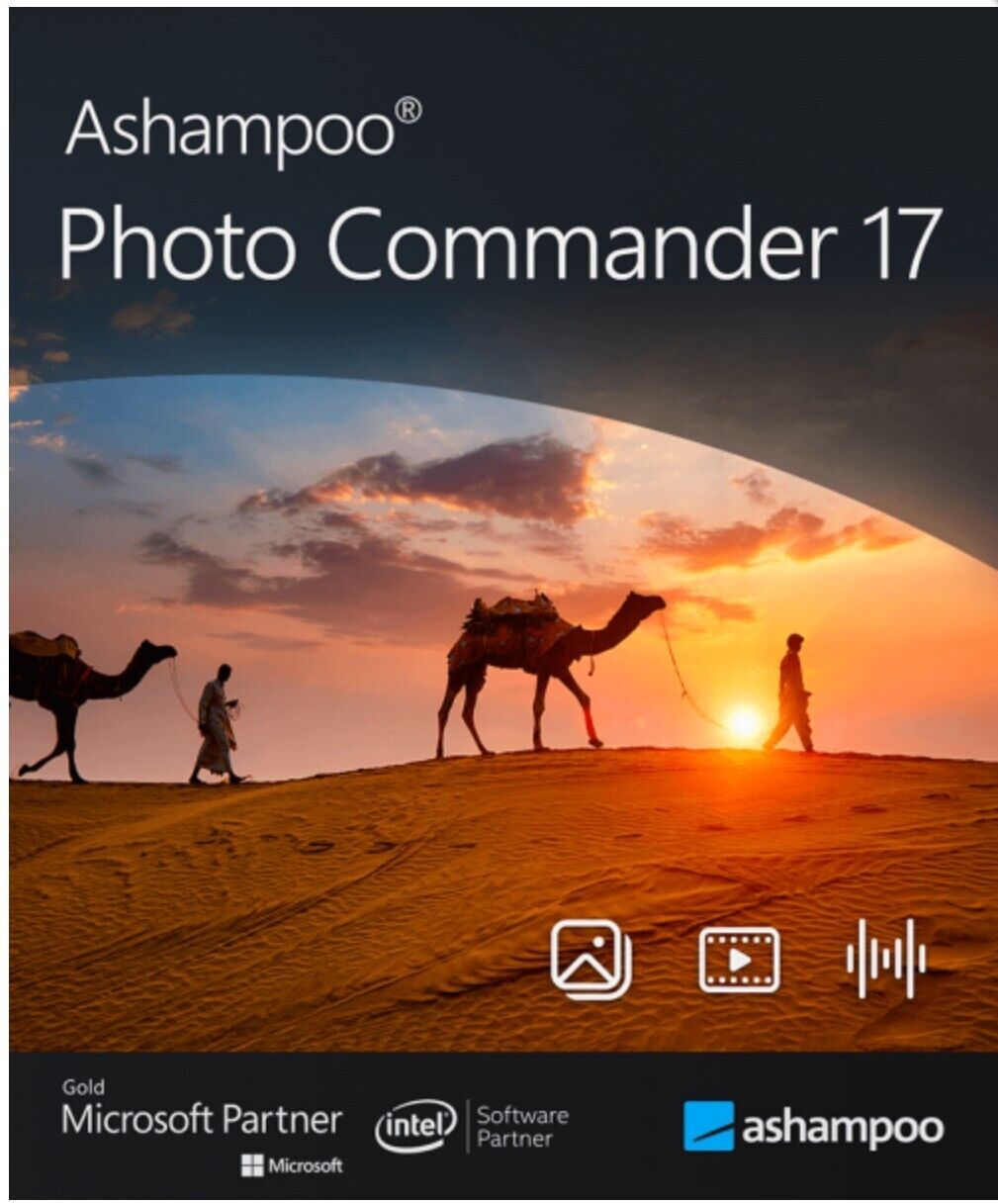 2x Ashampoo Photo Commander 17 - Lifetime for PC [Disc] or [4GB USB].