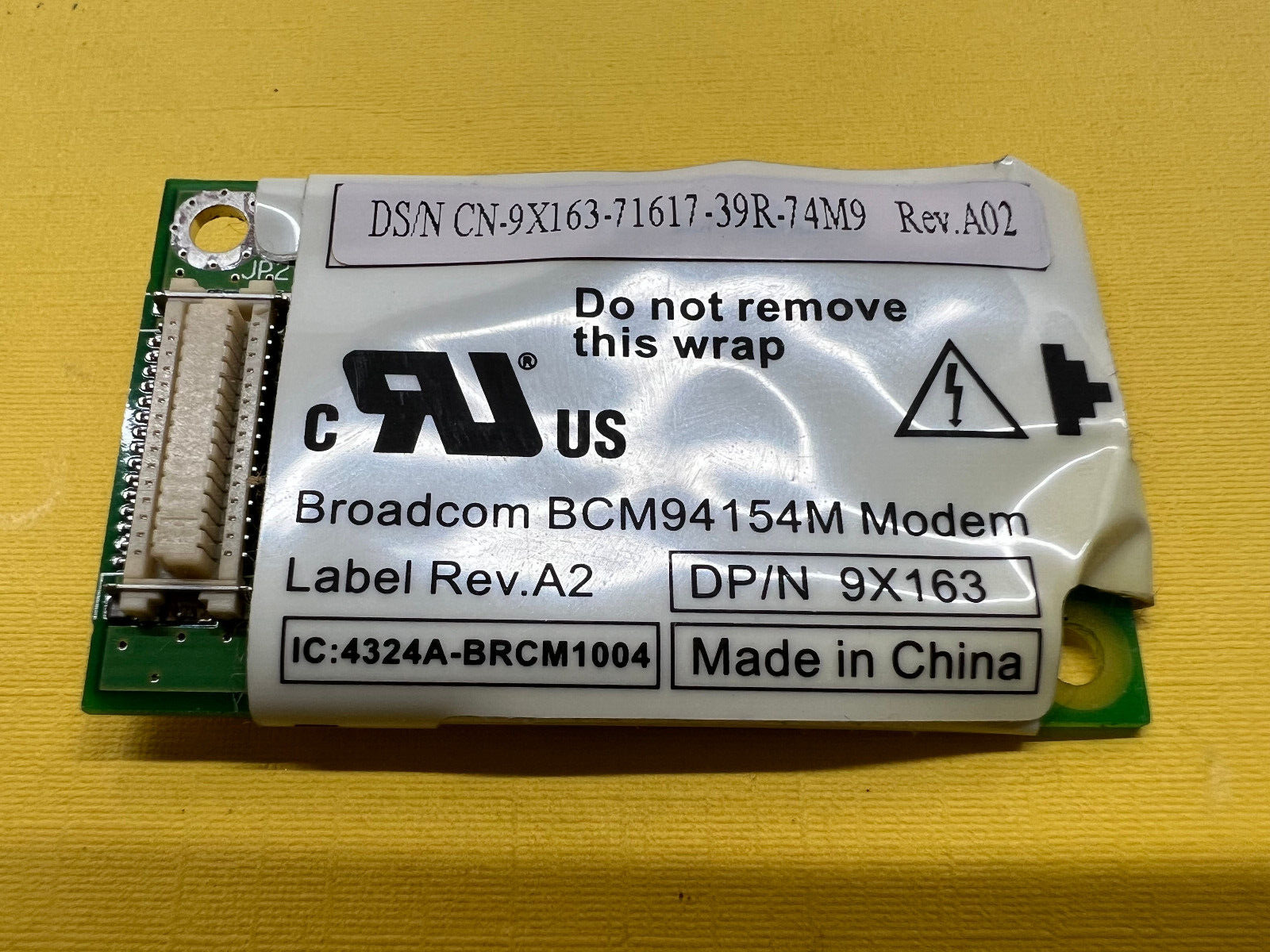 Broadcom BCMM94154M Internal MDC 56K Modem Card 