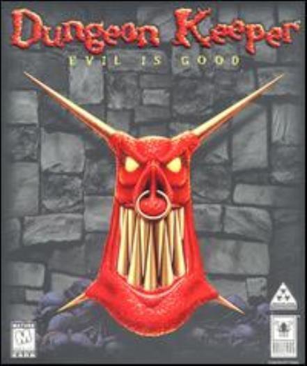 Dungeon Keeper 1 w/ Manual PC CD rule evil dark hell demons vampires prison game
