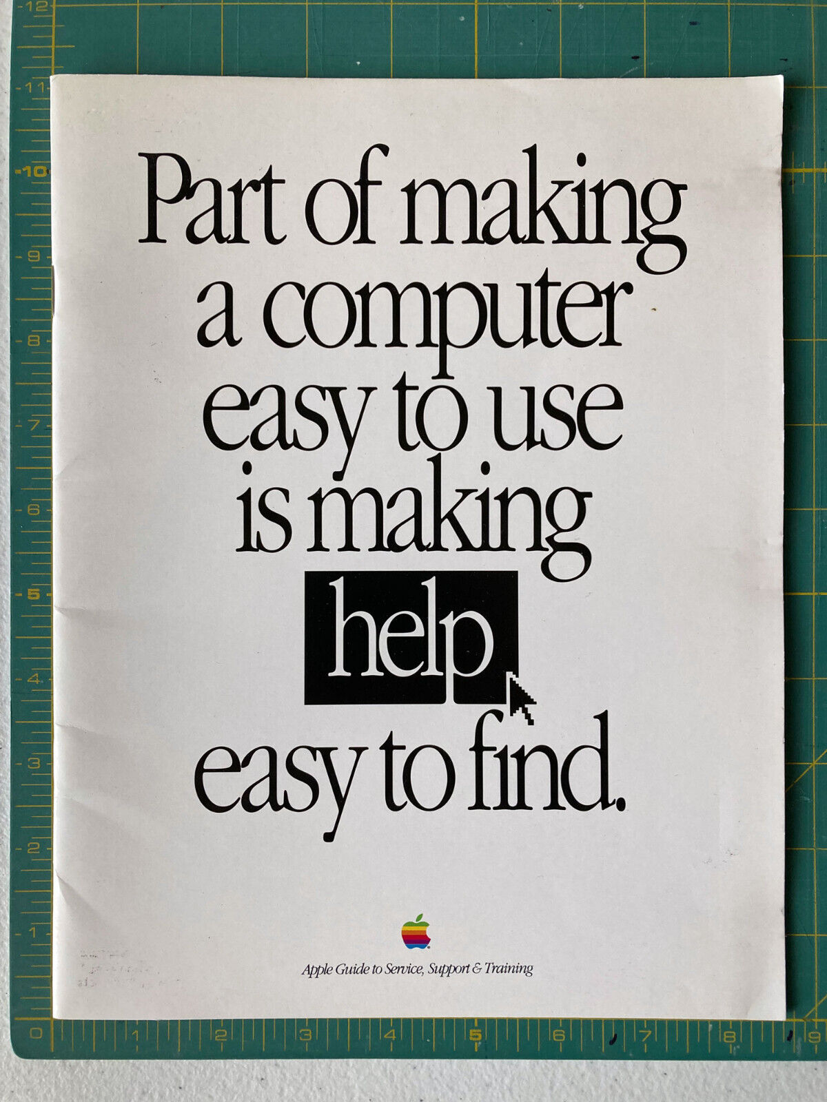 Vintage Apple Guide to Service, Support & Training (1991) 18-pg BOOKLET