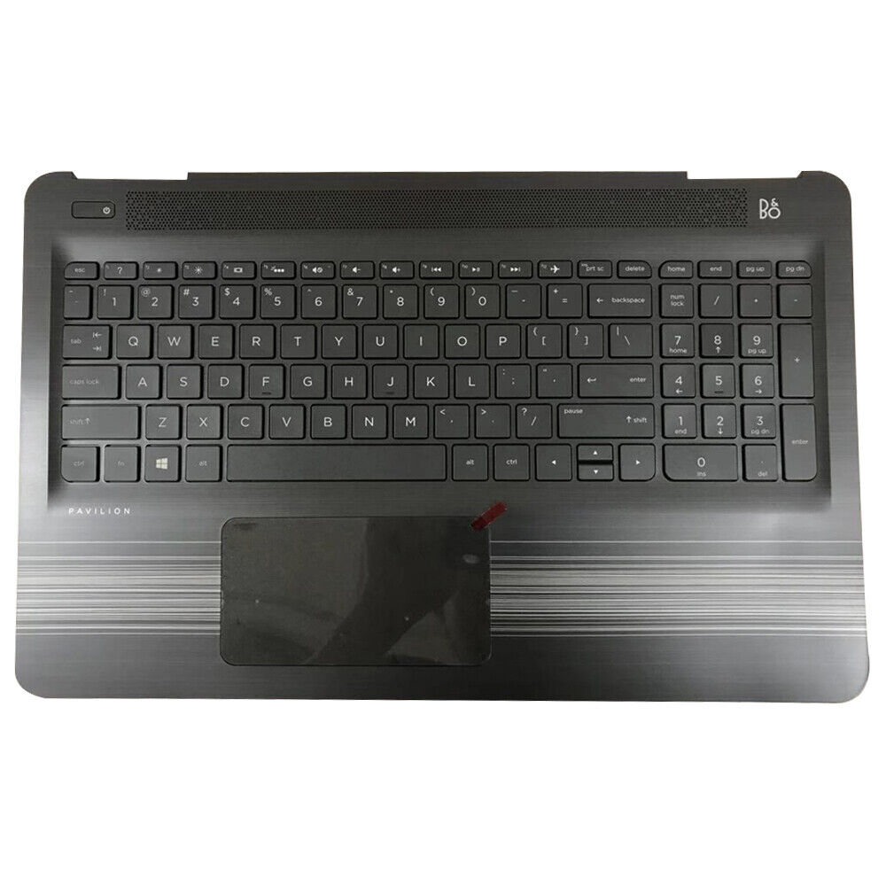 New For HP Pavilion 15-AU 15-AW Palmrest Backlit Keyboard & Touchpad 856035-001