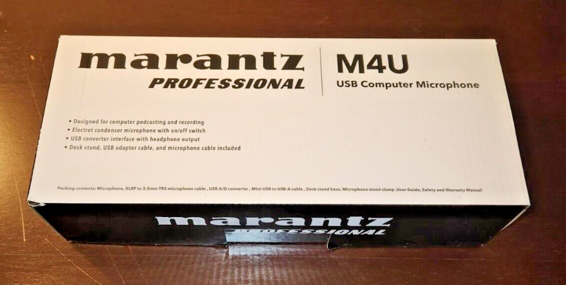 Marantz Professional M4U USB Computer Podcasting Microphone And Stand ONLY