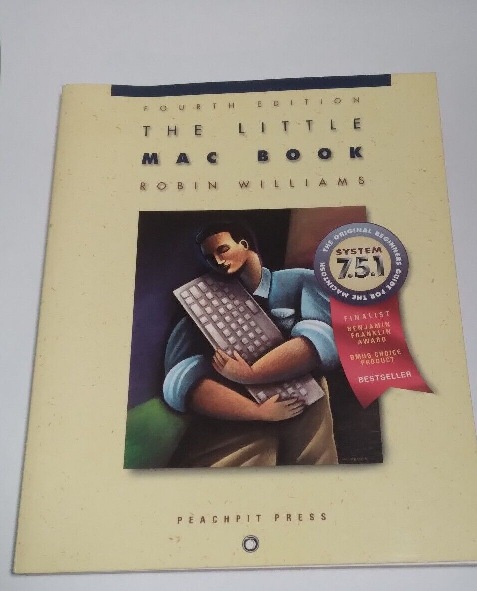 The little Mac Book Robin Williams 4th edition Vintage 1995 Apple macbook