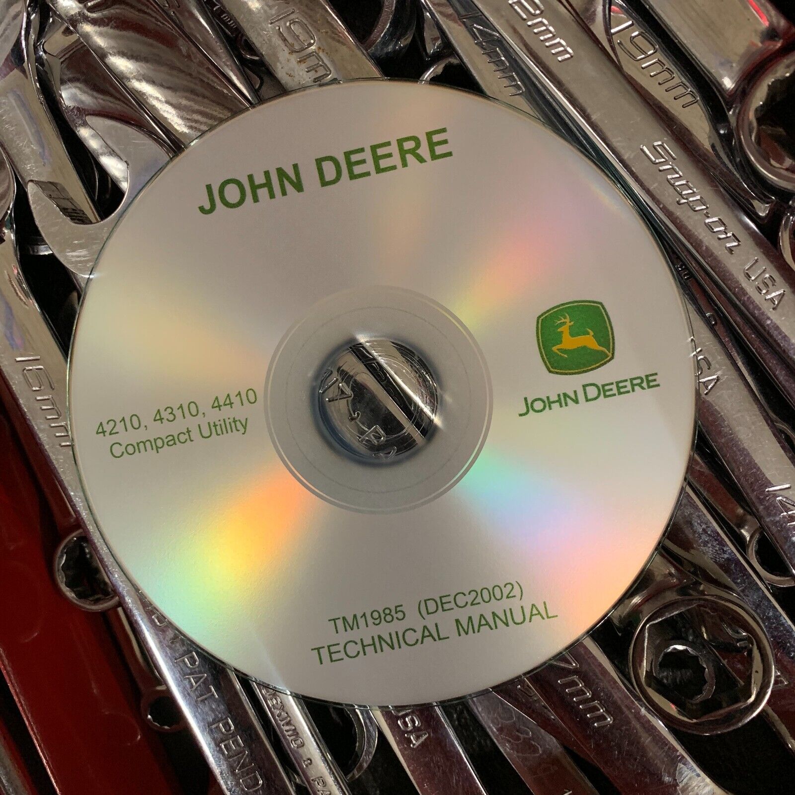 John Deere 4210 4310 4410 Compact Tractor Tech Service Repair Manual TM1985 CD