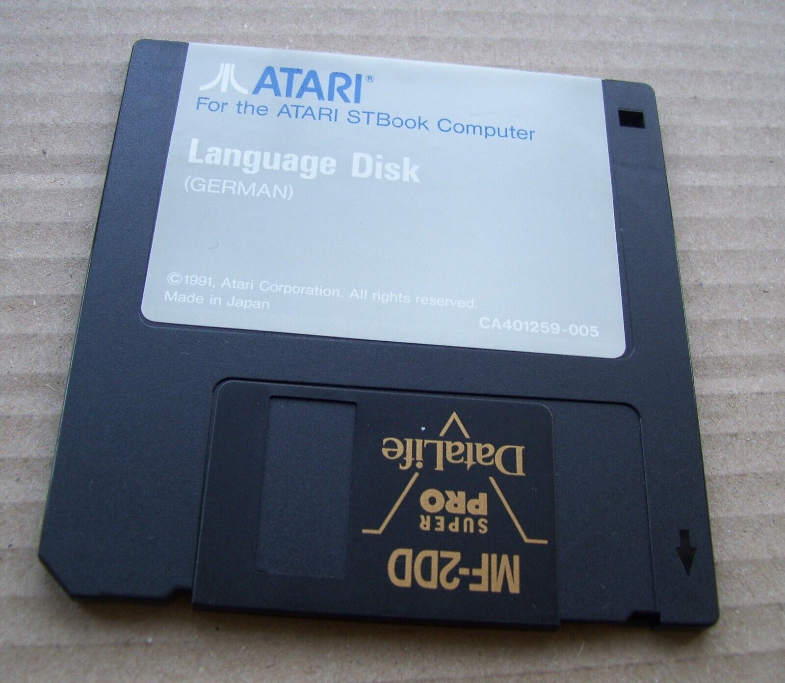 NEW Atari ST Book Computer Language Floppy Disk 1991 ( German ) CA401259-005