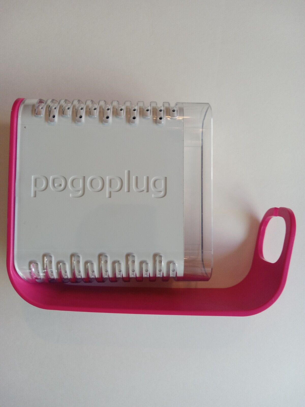 Pink PogoPlug Personal Cloud Sharing Device White and Pink Nice - POGO-E02