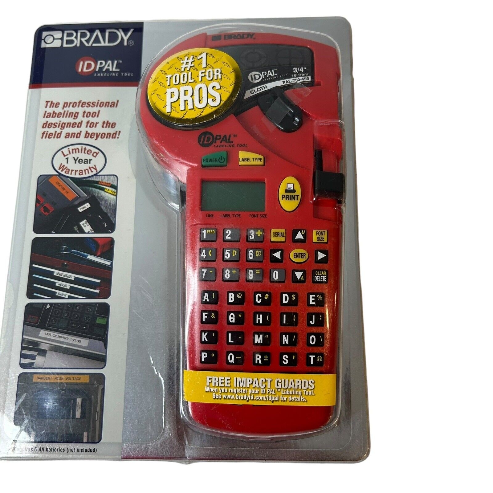 Brady ID Pal Labeling Tool  PAL 750-439 - Collectable New In Sealed Packaging