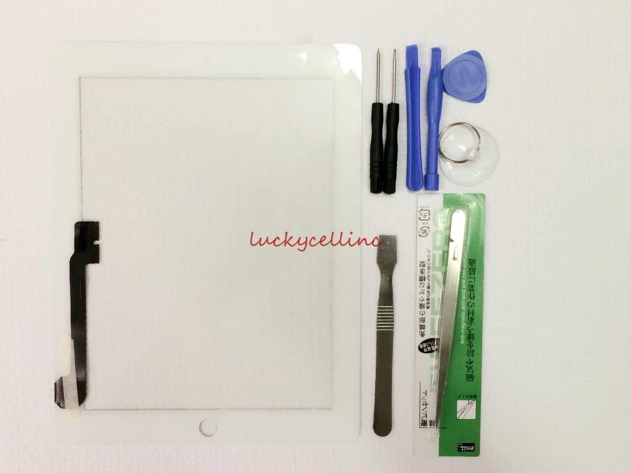 White Screen Glass Digitizer Replacement for iPad 3 3rd A1403 A1430 A1416 +Tools