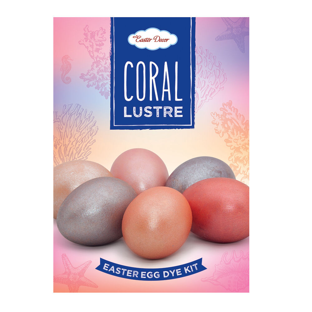 Coral Lustre, Orthodox/Greek/Russian Easter Egg Dye Kit, Amazing Egg Decorating