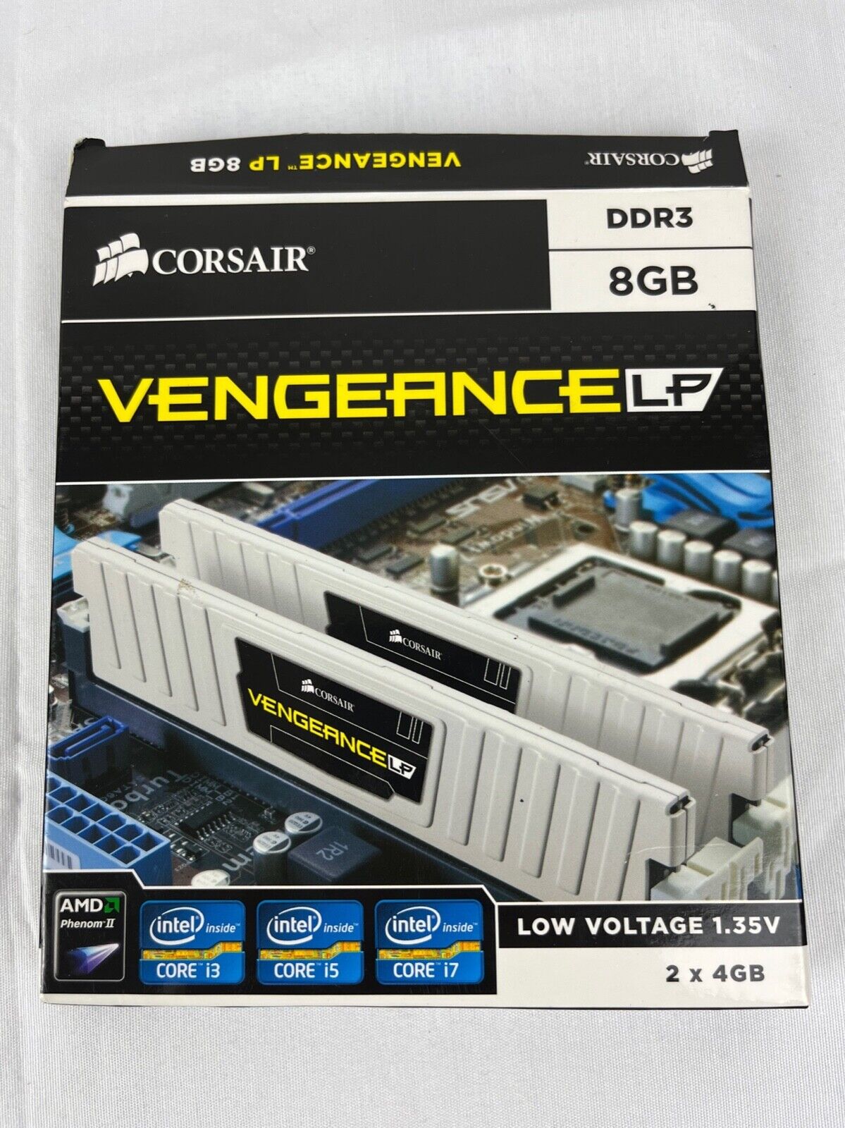 Corsair VENGEANCE LP 8GB kit 2x4GB DDR3 CML8GX3M2A1600C9W 