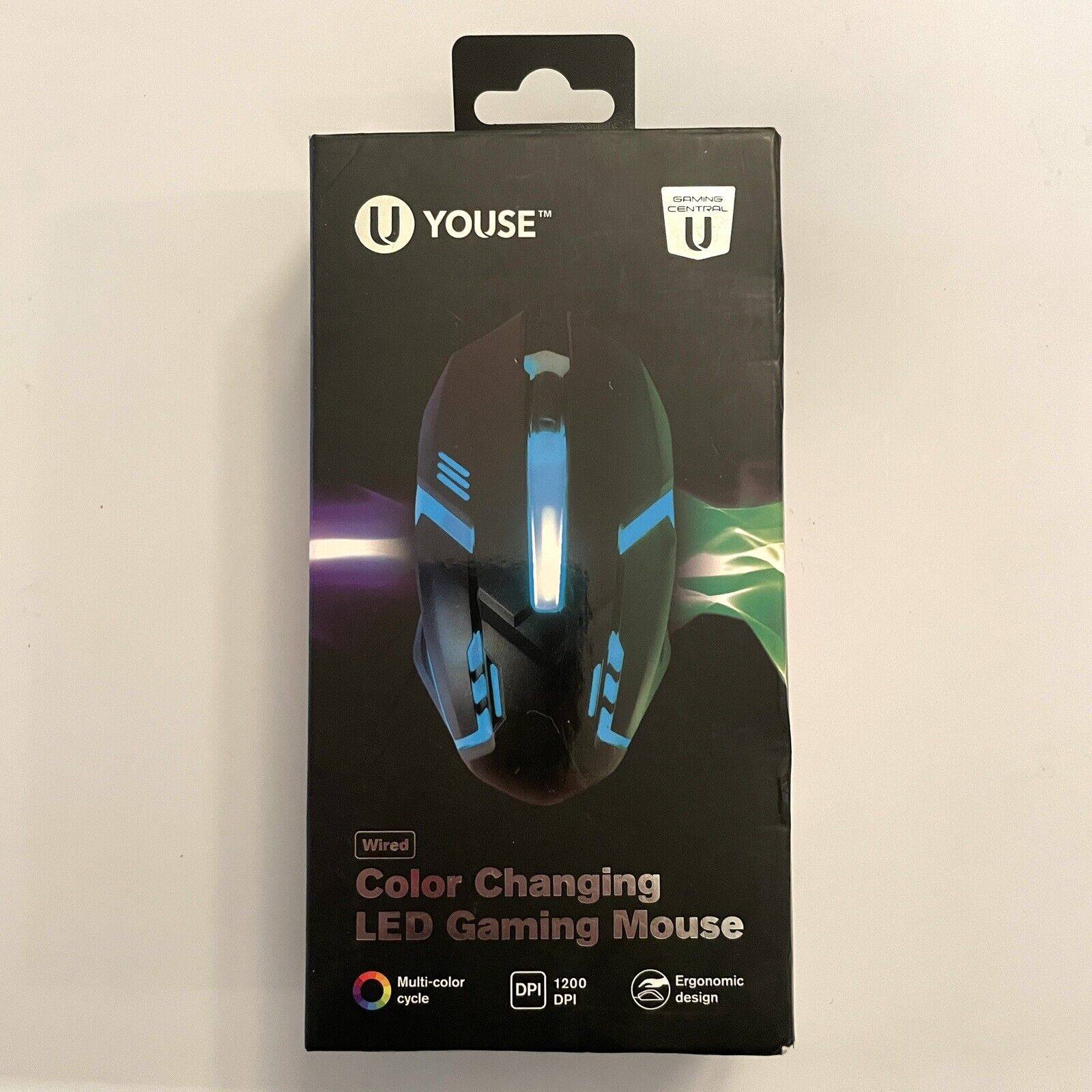 U YOUSE Wired  Color Changing LED Gaming  Mouse  NEW Open Box Laptop Desktop