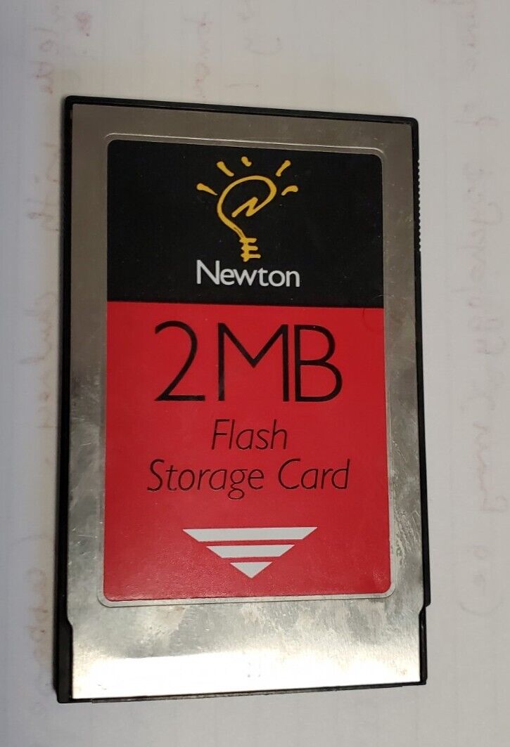 Apple Newton Flash Storage card 2MB 1994 pcmcia data portable backup 649-0005-a