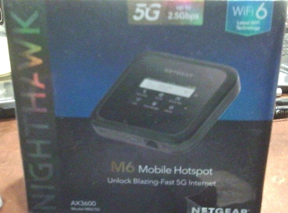 Netgear Nighthawk M6 MR6150 WiFi 6 Mobile Router/Hotspot 5G / 4G LTE BRAND NEW