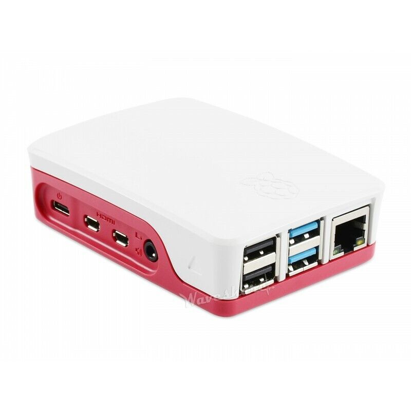 Red/White Official Raspberry Pi Case for Raspberry Pi 4 Model B