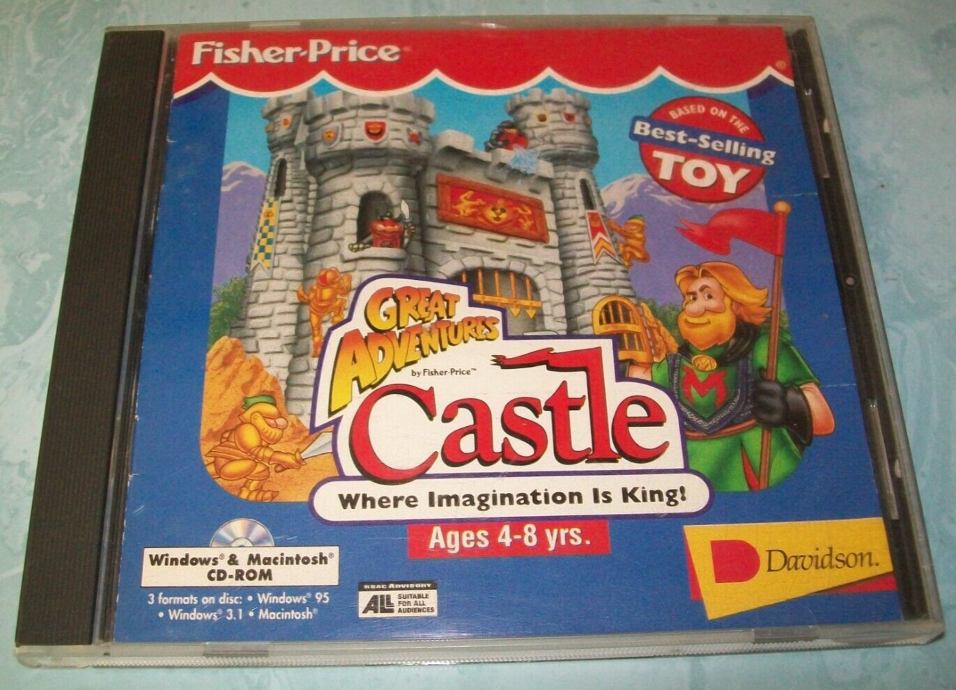 Great Adventures: Castle - Fisher-Price (PC CD-ROM, 1996, Windows 95/3.1/Mac)
