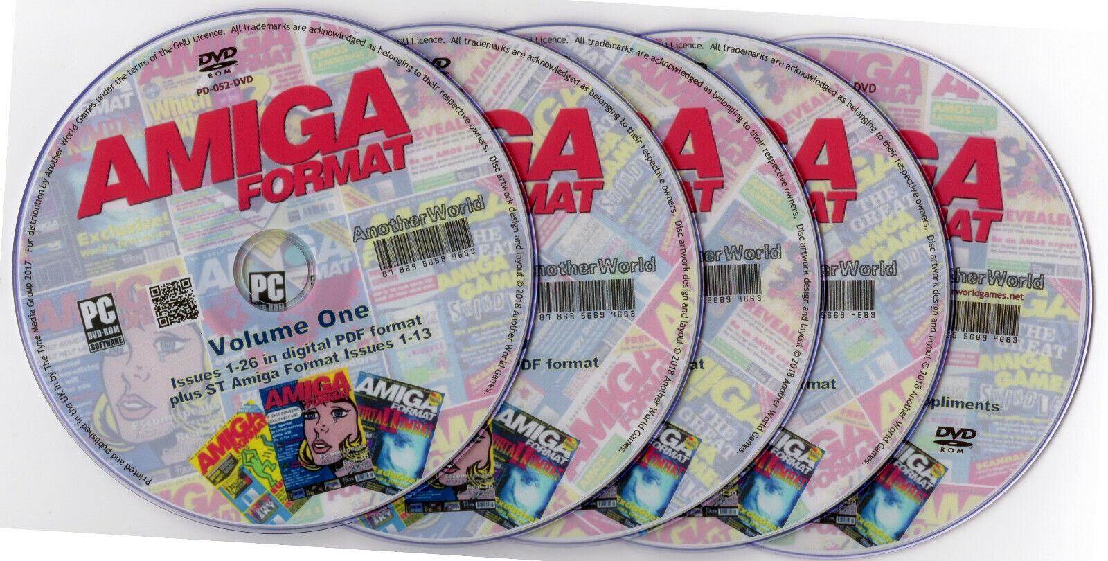 AMIGA FORMAT MAGAZINE Full Collection on Disk+Specials+ST Bonus (A500/CD32 Games