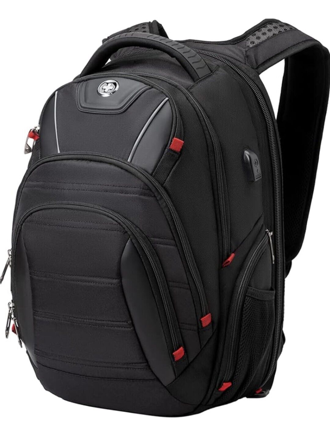 Swissdigital Design Circuit Men's Laptop Backpack J14-BR for College/Businesses 