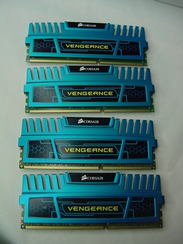 COMPUTER MEMORY - 16GB(4x4GB) CORSAIR VENGEANCE 1.5V CMZ16GX3M4A1600C9B