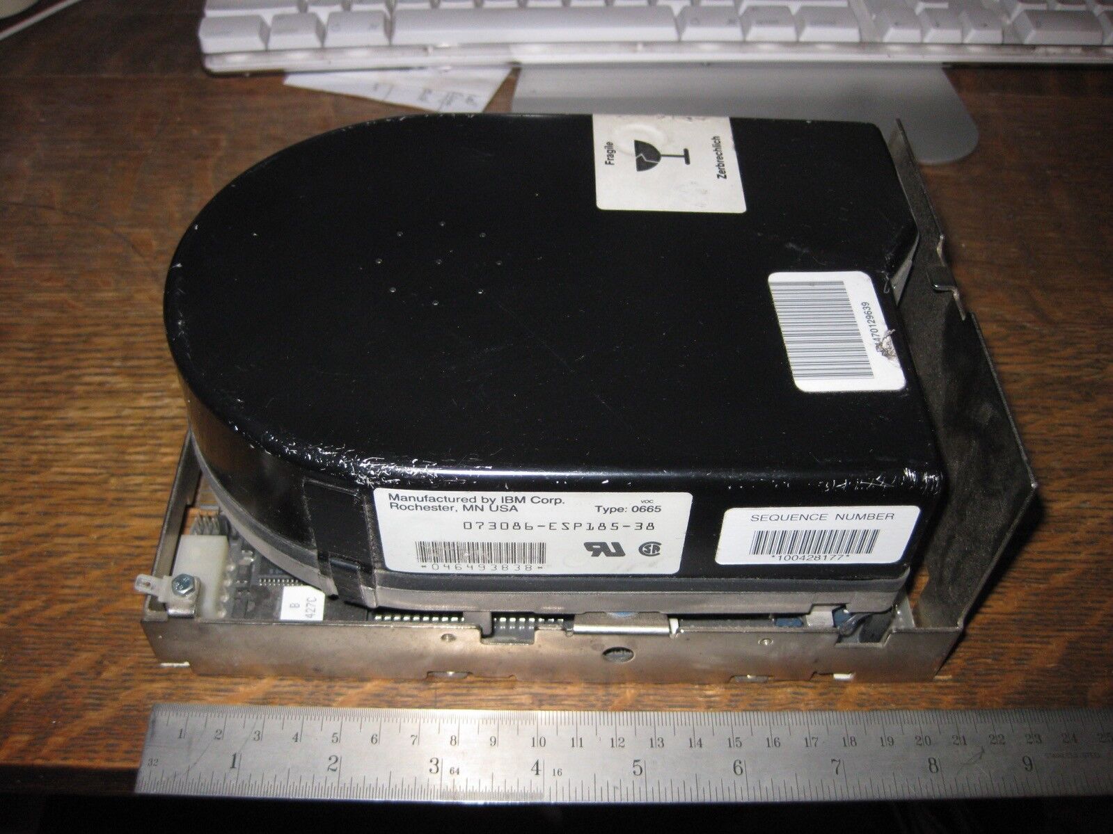 Vintage IBM PC 30MB Winchester Hard Drive Giant 8\
