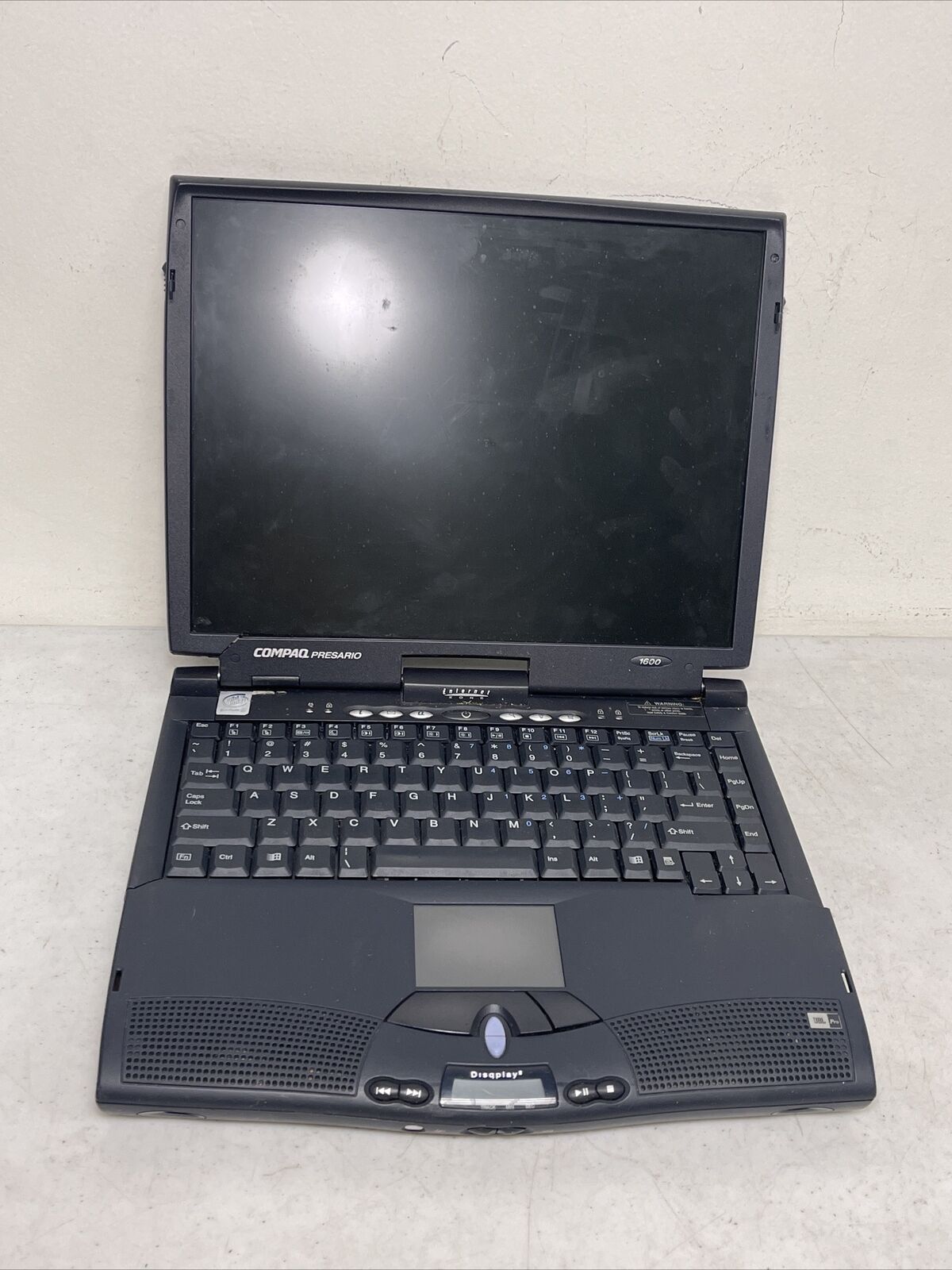 Rare Vintage Compaq Presario 1600 Laptop Pentium II 300MHz - AS-IS, UNTESTED