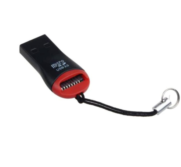 2 pcs High Speed USB 2.0 Mini Micro SD T-Flash TF M2 Memory Card Reader Data