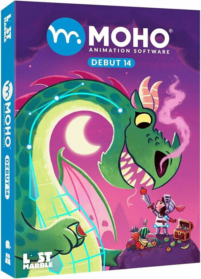 Moho Debut 14 - Animation Software  PC/Mac - New Retail Package