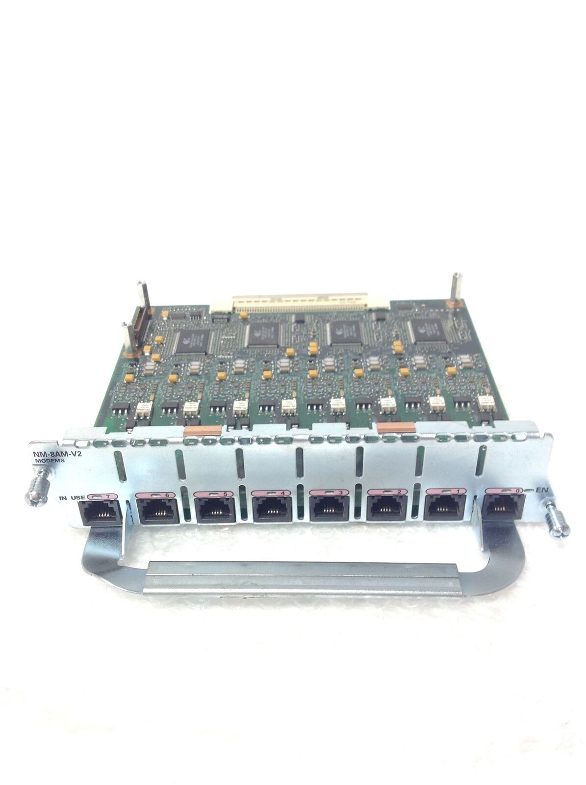 CISCO NM-8AM-V2 MODEMS Card Module WORKING 