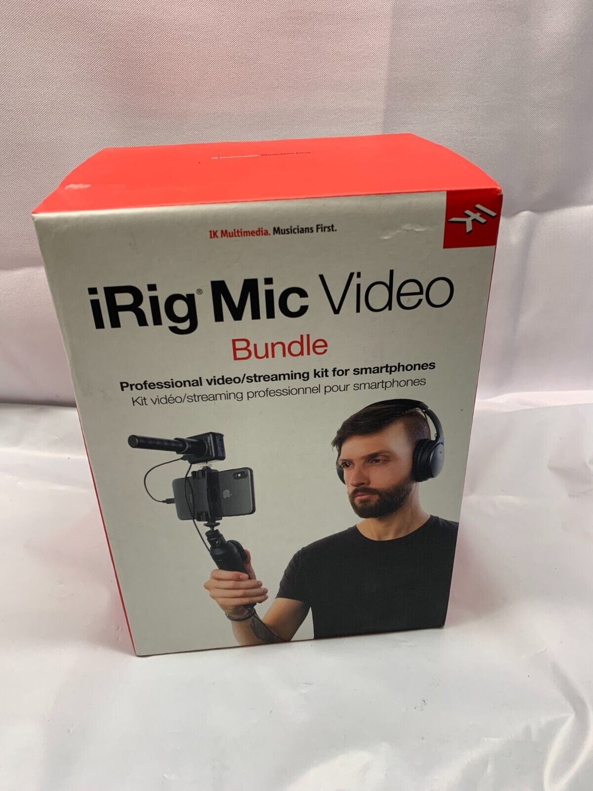 IK Multimedia iRig Mic Video Bundle Professional Video Kit for Smartphones *New