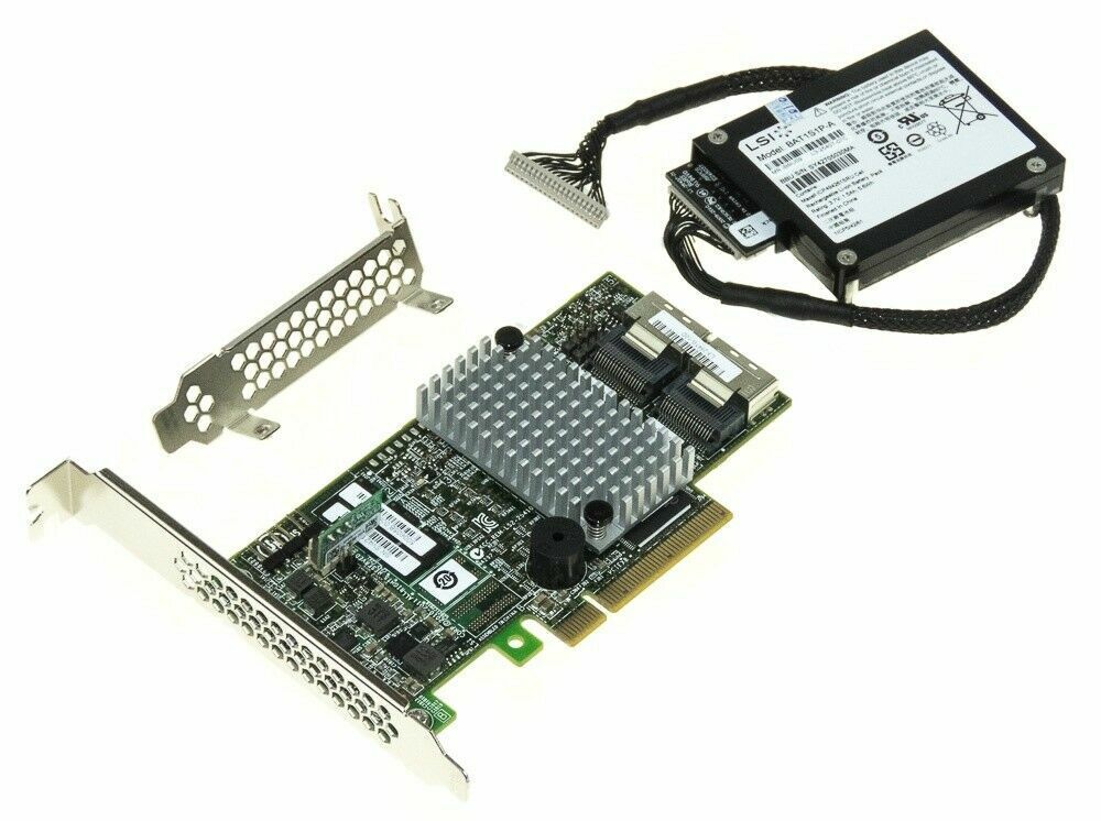 LSI  9272-8i 8 Port 512MB cache 6Gbps RAID 0/1/5/6/10 with key & BBU09 Battery