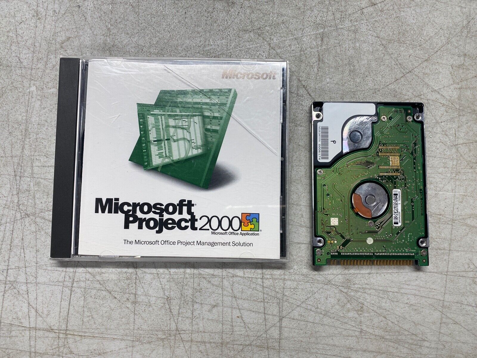 OEM Microsoft Project 2000 Application Software CD Disc | With Product Key
