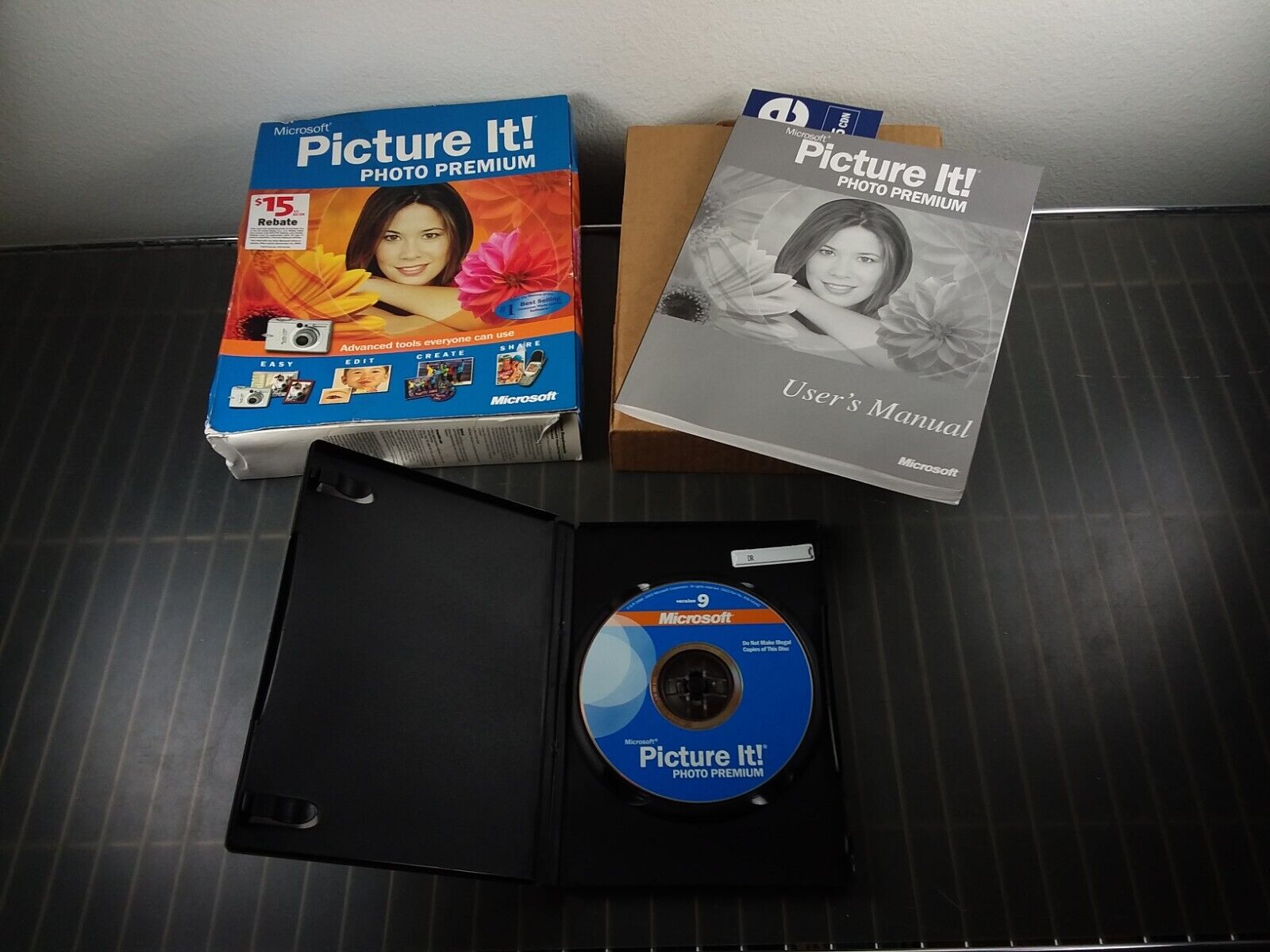 Microsoft Picture It Photo Premium Version 9.0 CD