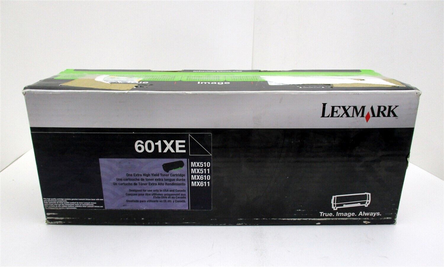 Lexmark 60F1X0E (601XE) Extra High Yield Toner Cartridge Genuine OEM Black