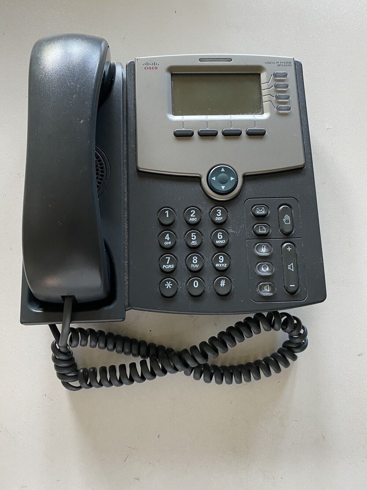 Cisco SPA 504G 4-Line, 2-Port Switch PoE IP Phone