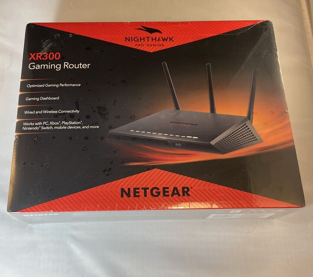 New & Sealed - NETGEAR XR300-100NAS Nighthawk Pro Gaming WiFi Router