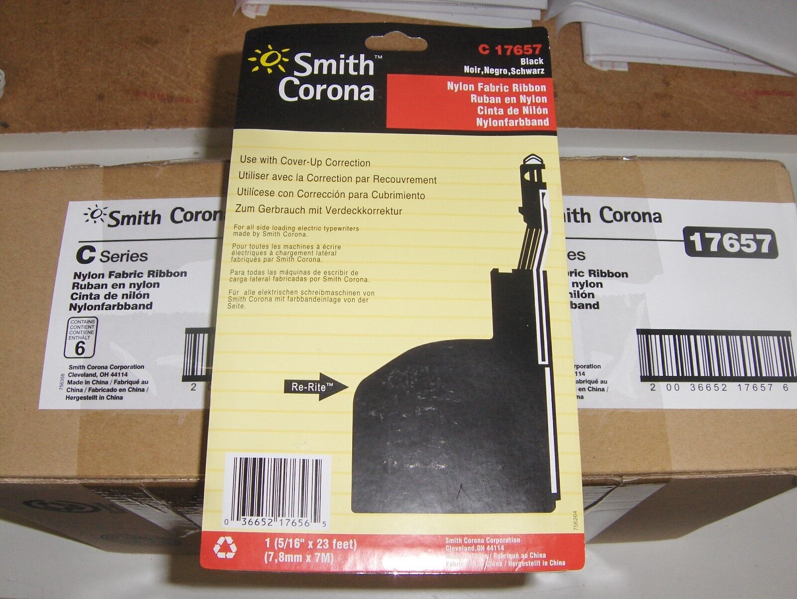 Smith Corona Coronet Super 12, SC Coronet Super 12- Black Ribbon Cartridge
