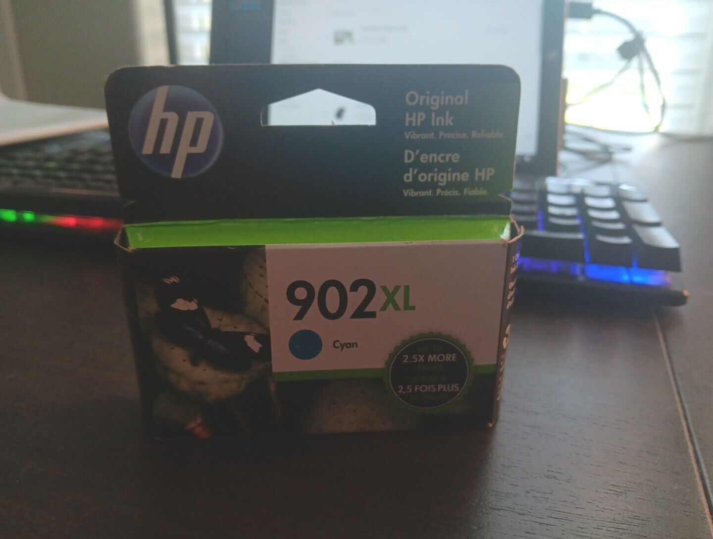 HP 902XL Cyan High Yield Ink Cartridge (T6M02AN)