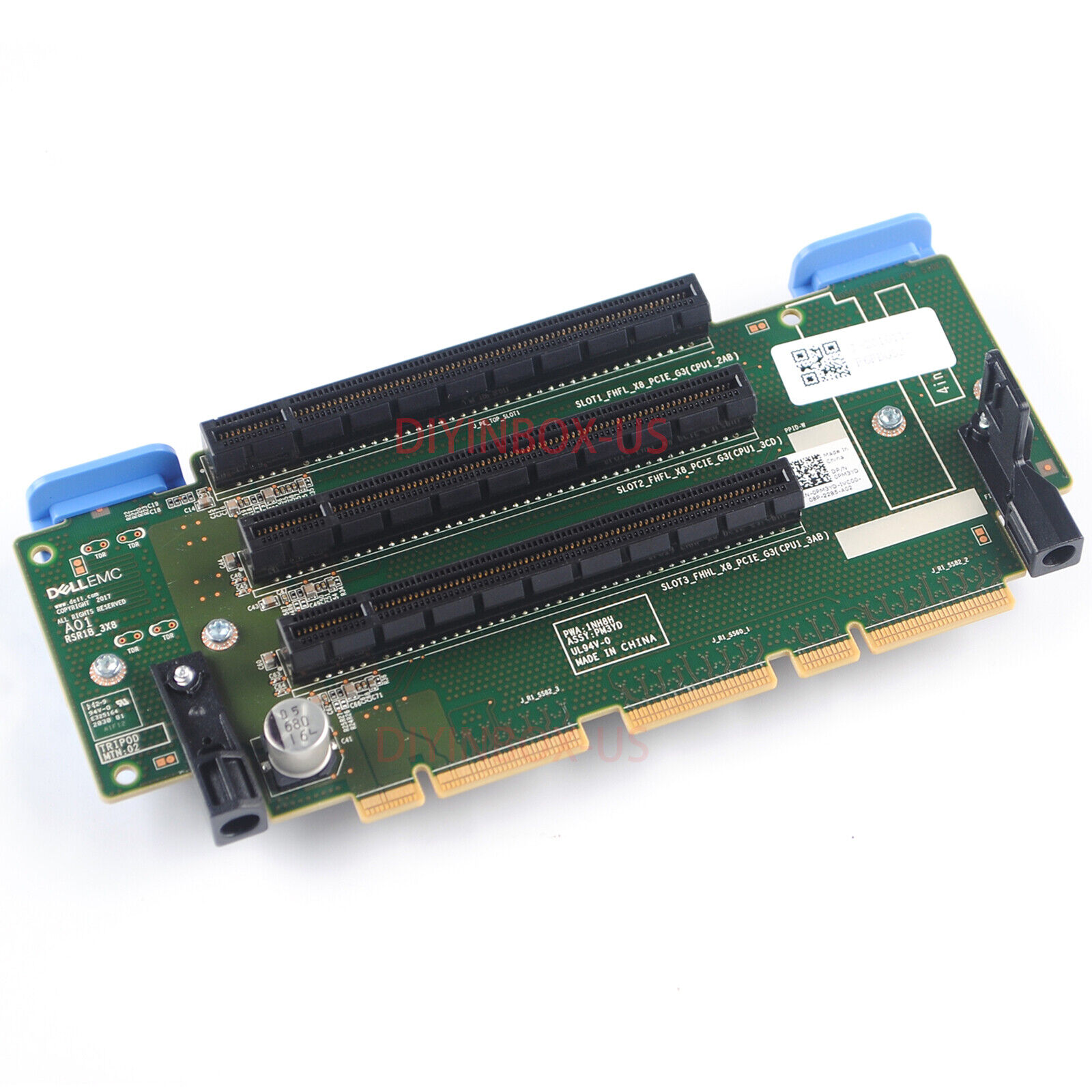 New DELL EMC POWEREDGE SERVER R740 R740XD CHASSIS RISER 1B 3X8 PCI PM3YD US 