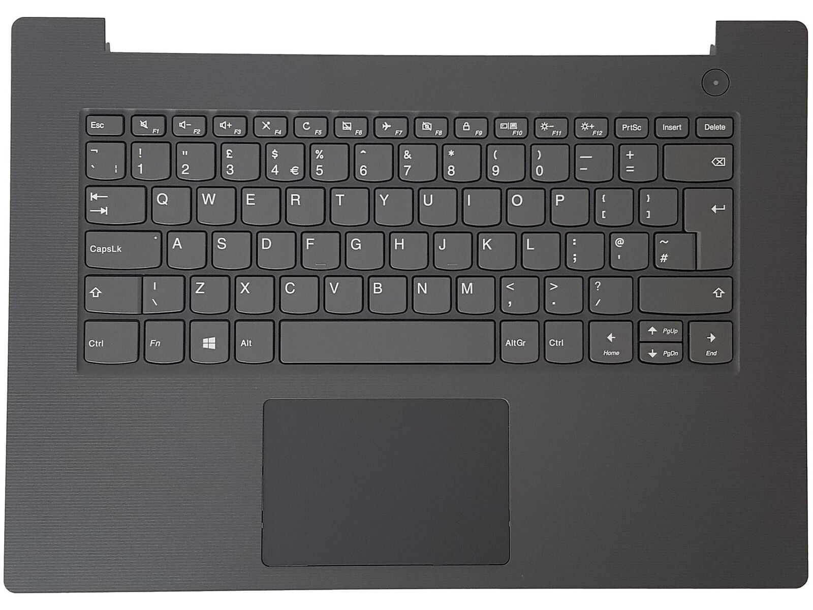 Lenovo V130-14IKB Keyboard Palmrest UK Iron Grey 5CB0R34922