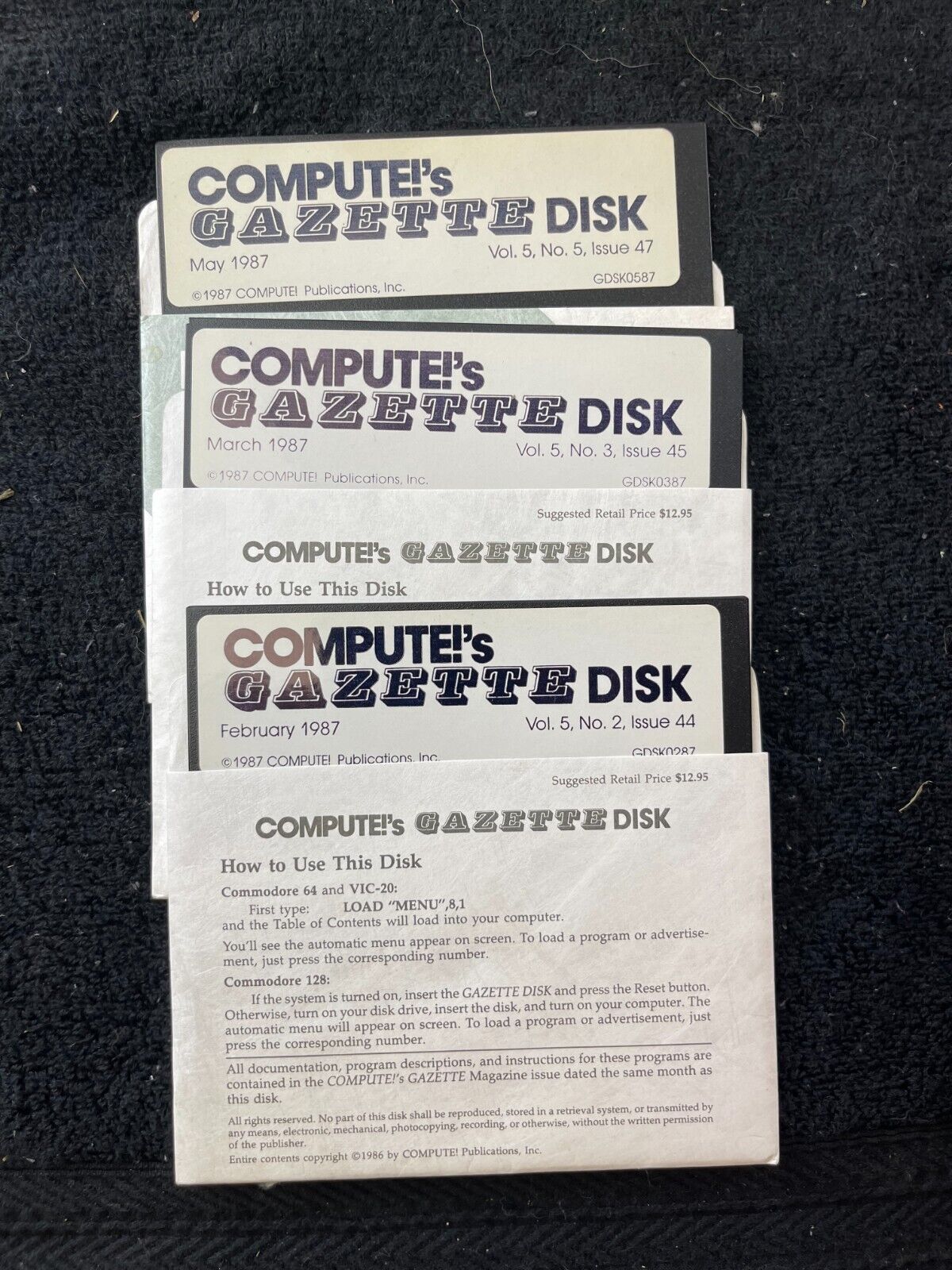 COMPUTE's Gazette Disk 5.24 Media Mach May and February 1987 Vol. 5
