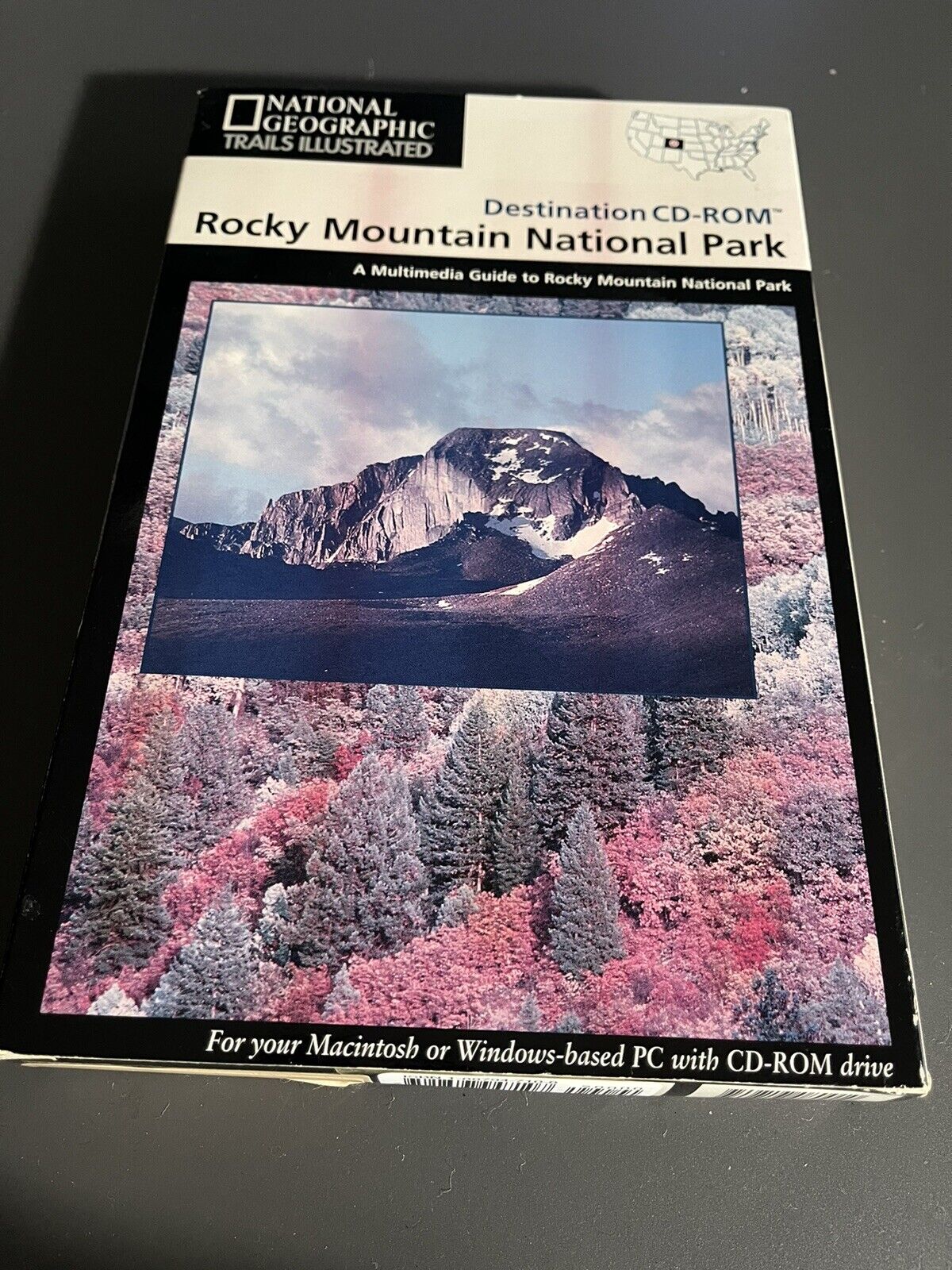 NATIONAL GEOGRAPHIC DESTINATION CD ROM ROCKY MOUNTAIN NATIONAL PARK NEW VINTAGE