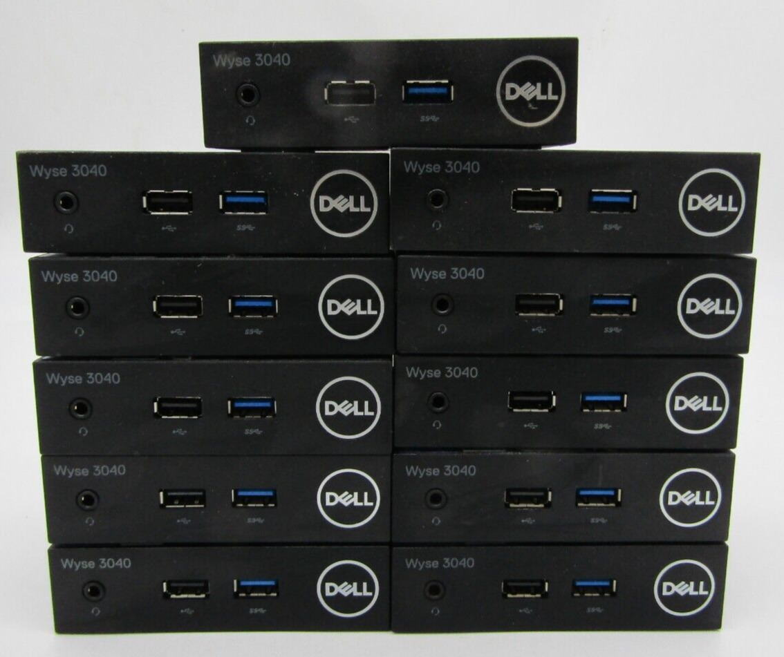*Lot of 11* Dell Wyse 3040 Thin Client Intel Atom x5-Z8350 1.44GHZ