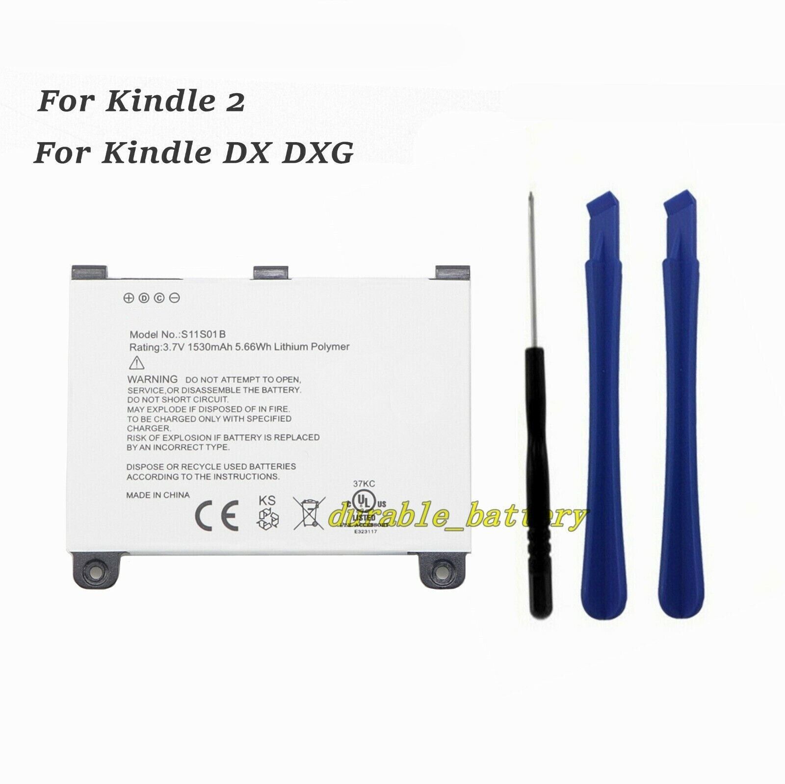 New Battery S11S01B For Amazon Kindle 2 Kindle DX DXG D00511 D00701 D00801