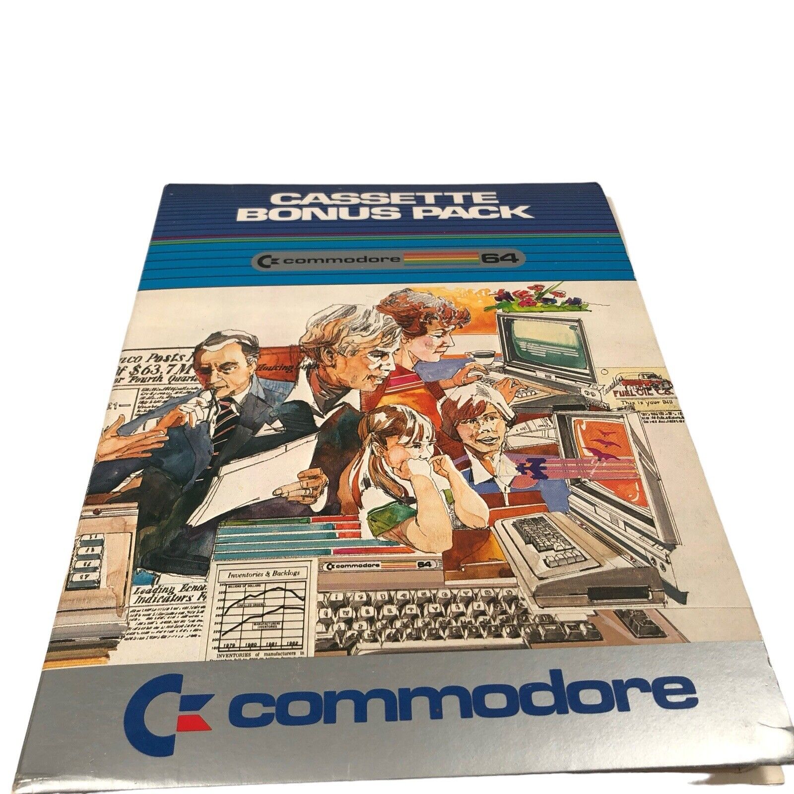 Cassette Bonus Pack Commodore 64 Software On Tapes C64 1983 Vintage Computing
