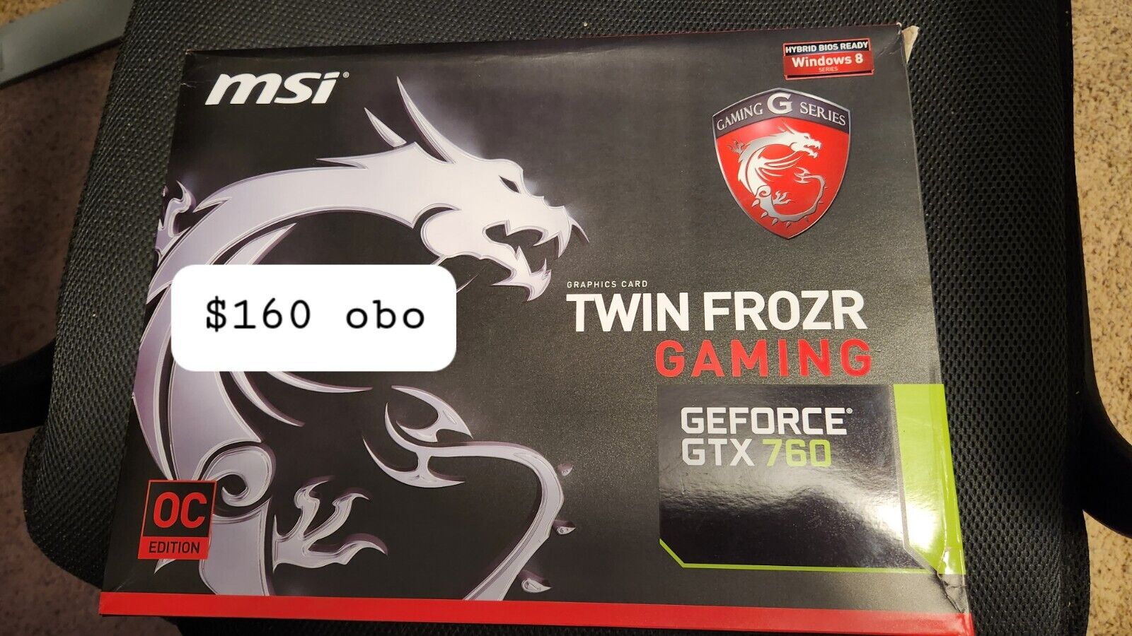 MSI GeForce GTX 760 2 GB TWIN FROZR GDDR5 VIDEO CARD