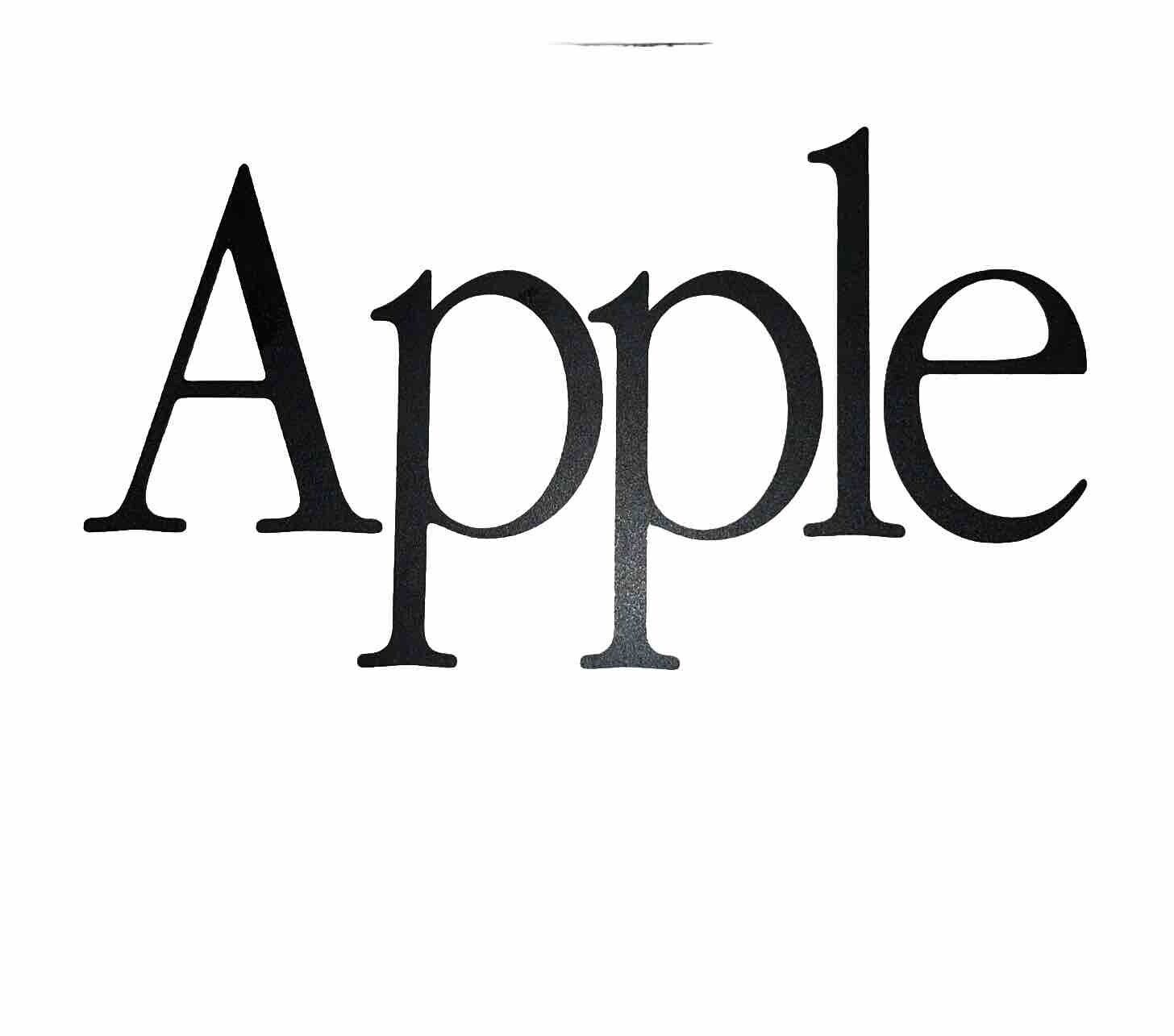 Vintage Apple Mouse Pad (80s - early 90s) Apple Garamond Logo