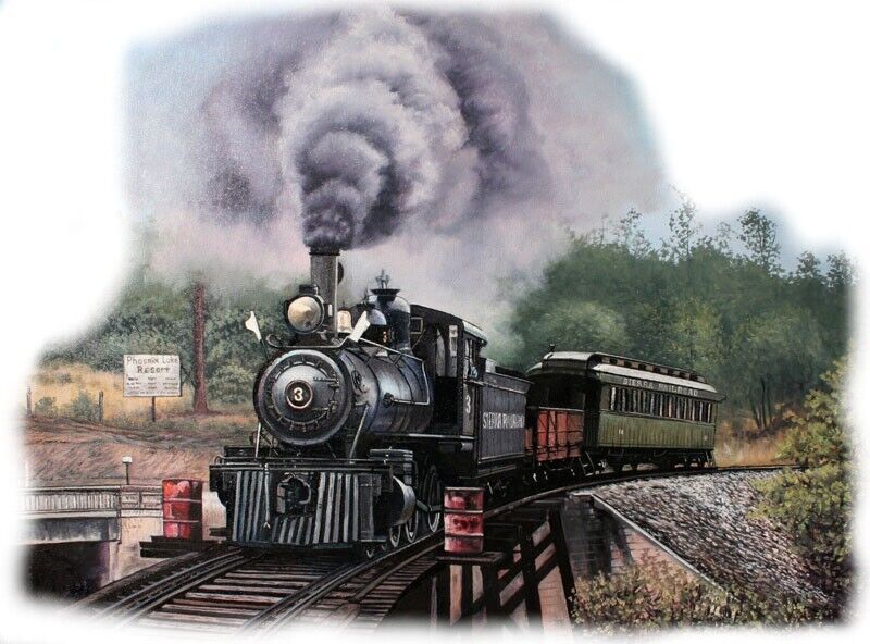 Old Steam Engine Locomotive Train Mousepad Computer Mouse Pad  7 x 9