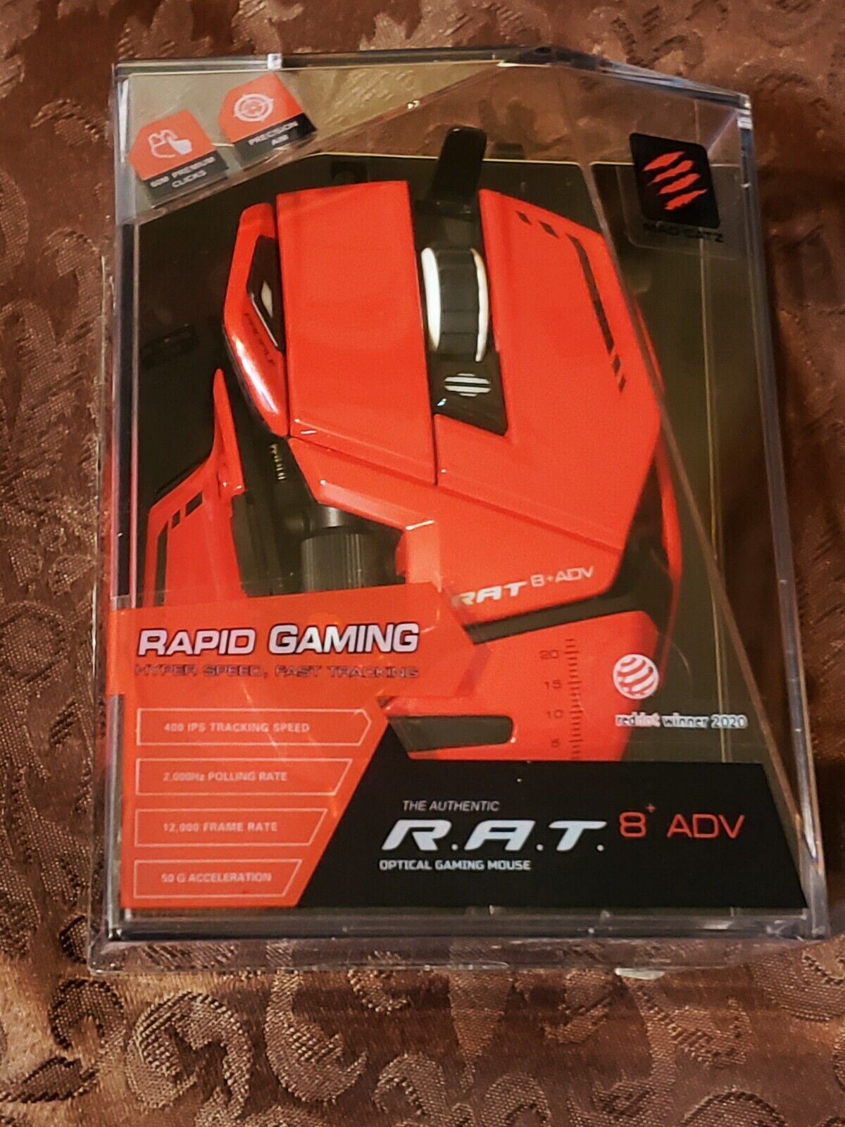Mad Catz R.A.T. Rat 8+ ADV Red