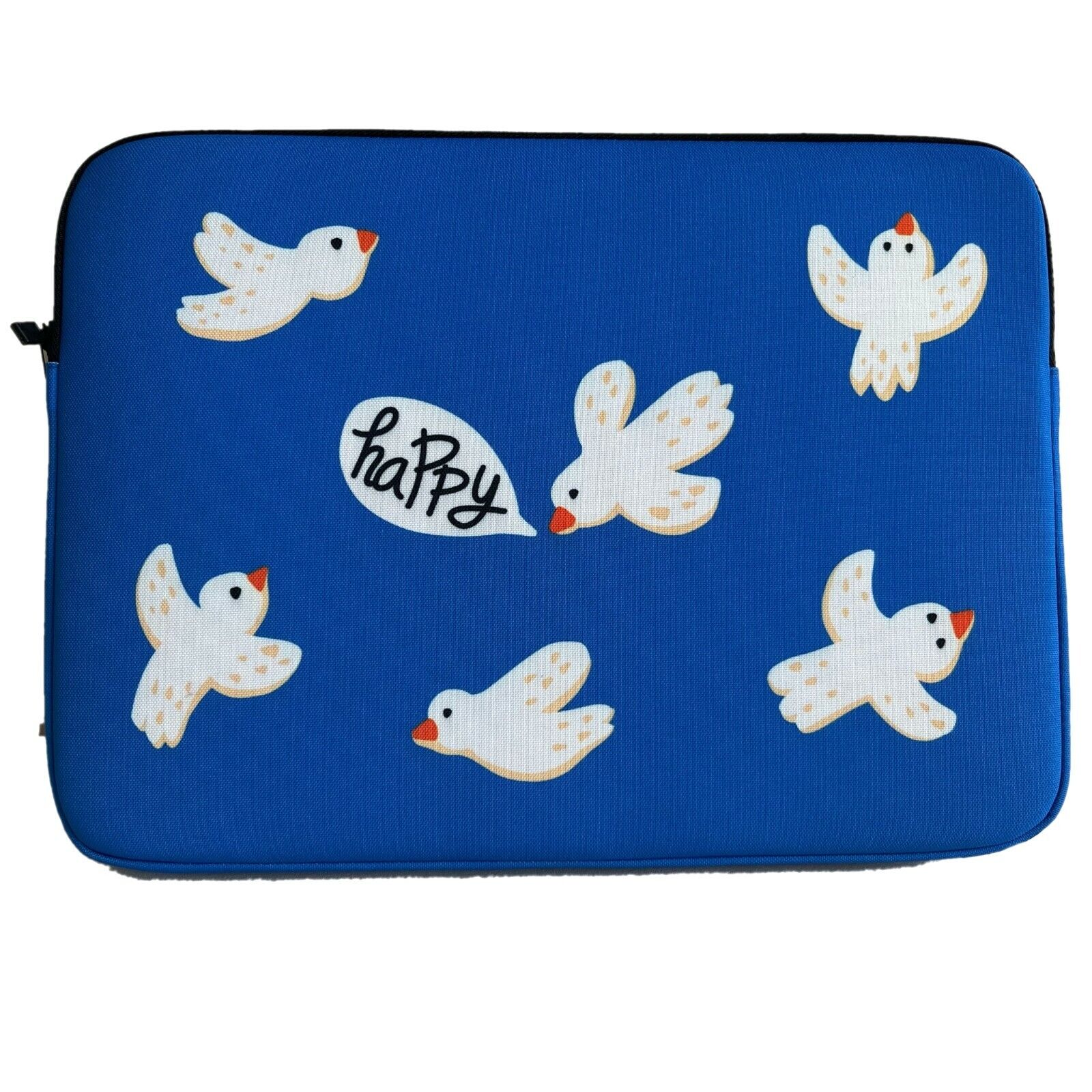 Laptop Sleeve Pouch Case 13inch Macbook Nice Gorgeous Blue Bird Design in Korea