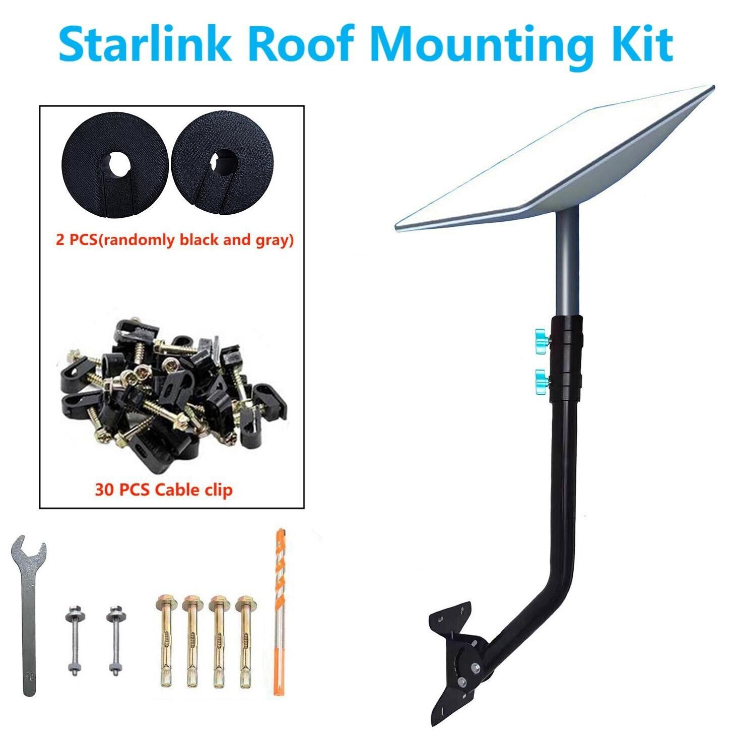Starlink Long Wall Mount, for Starlink Internet Kit Satellite , Compatible V2